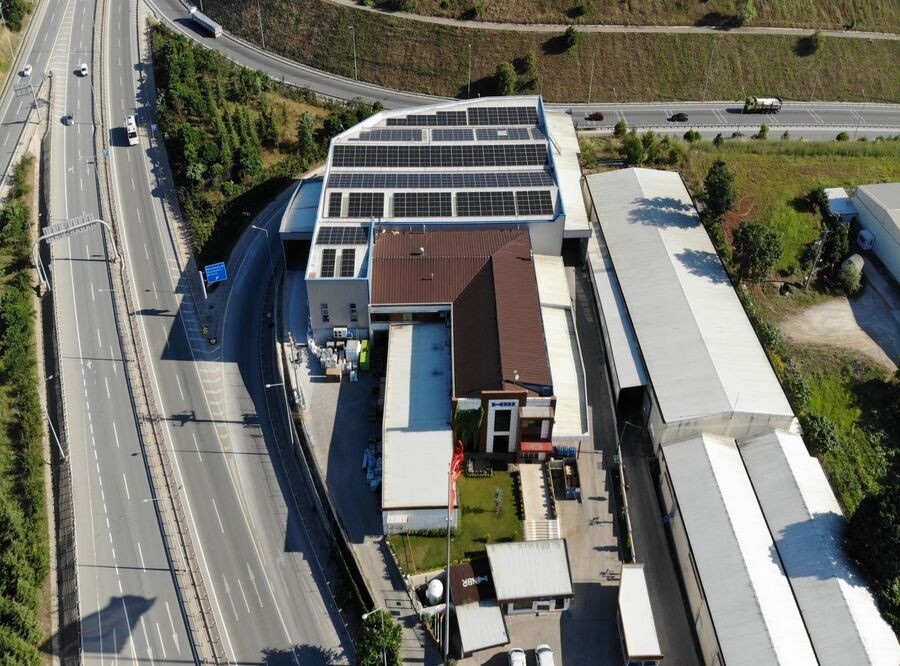 Bursa/NBR Makine Çatı GES Montajı Tamamlanmıştır.