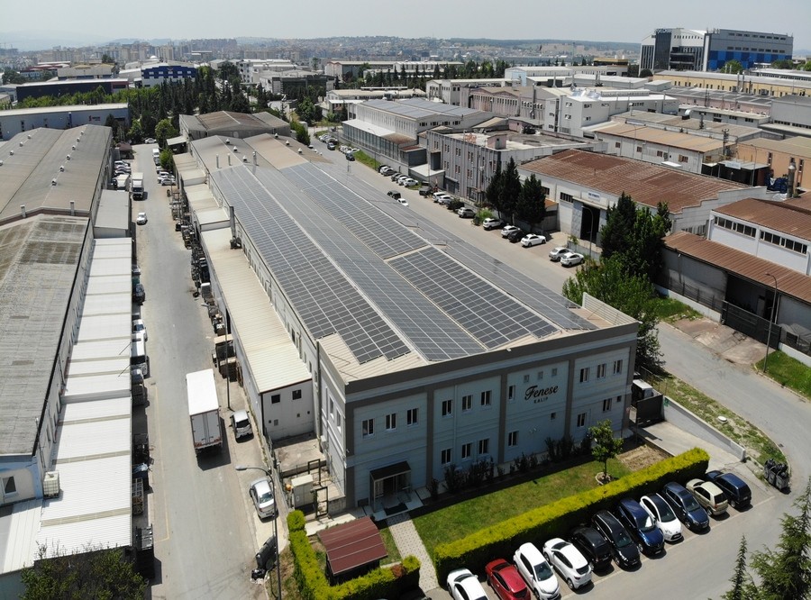 Bursa/NOSAB Fenese Kalıp Çatı GES Montajı Tamamlanmıştır